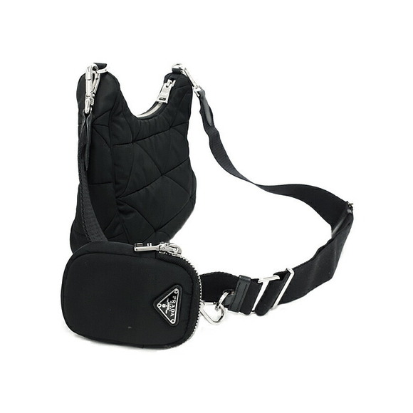Prada Handbags - Prada ReNylon black Padded Crossbody Shoulder Bag